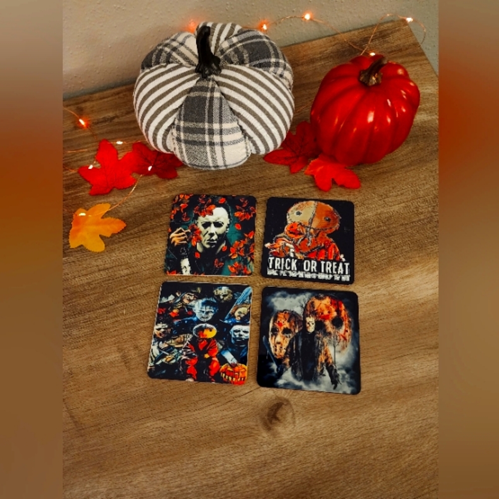 Halloween Horror Movie Coasters